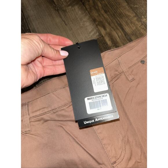 Harley Davidson Pink Brown Utility Jeans Men’s 36 x 34 Rose Khaki Denim NEW - Picture 4 of 11